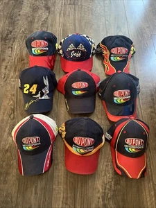 Lote De Colección De 9 Sombreros Jeff Gordon #24 NASCAR 2000 DuPont Bugs Bunny Flames Rainbow - Imagen 1 de 7