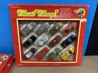 Vintage Sealed Classic "Champ" - Die Cast and Plastic Set of 16 Cars In Box - Image 1 of 4
