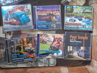 BBC - FRANCIS DURBRIDGE PAUL TEMPLE - AUDIO BOOKS x 6 - 21 CD's - Image 1 of 2