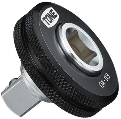 TONE Quick Adapter QA-03 Drive 9.5mm (3/8 ") Black F/S w/Tracking# Japan New - Image 1 of 4