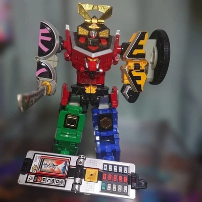 BANDAI Megazord Power Rangers Samurai Super Sentai Shinkenger DX Shinkenoh shodo - Image 1 of 4
