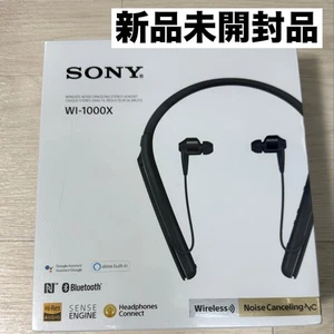 Sony Wireless Noise Canceling Stereo Headset WI-1000XM2 Black Headphone NEW Rare - Picture 1 of 2