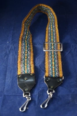 VTG Colorful Retro Hippie 70's Camera Adjustable Neck Shoulder Strap 2" Wide - Image 1 of 2