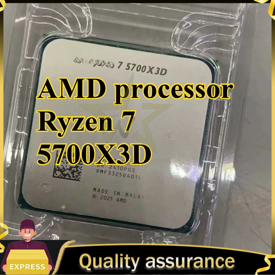 CPU AMD Ryzen 7 5700X3D 8-Core 16-Thread 4.1GHz Socket AM4 Desktop Gaming  - Image 1 of 4