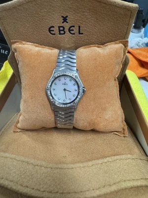 EBEL Classic Wave Ladies Watch w/ Diamond Bezel & Dial MOP 24mm ref. 9157111 - Image 1 of 4