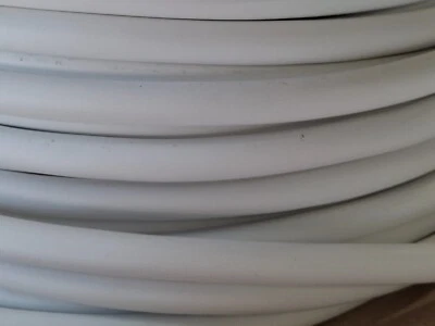 White Flex 2.5mm Round cable 2 3 4 Core Flexible PCV Extension Wiring - Image 1 of 4