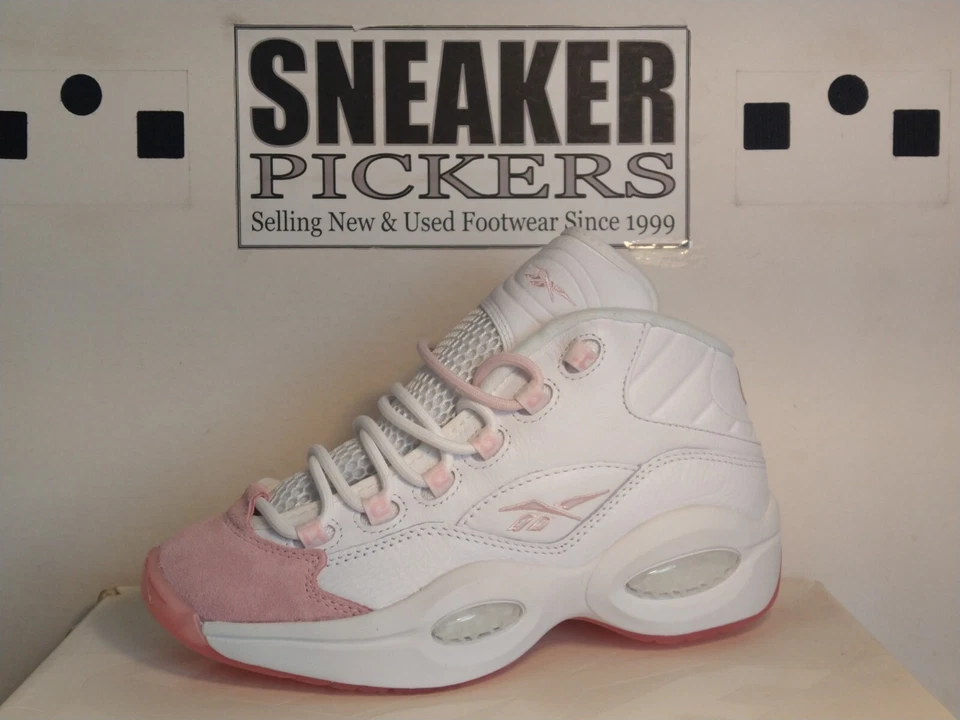 Baloncesto Reebok Question Mid Junior - GX9357 - Blanco/Rosa - 6,5 años/Mujer 8 Foto 1 de 4