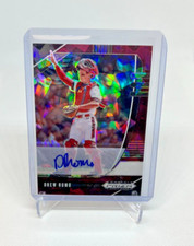 2020 Panini Prizm Draft Drew Romo Purple Cracked Ice Prizm AUTO 06/12 #PDP35