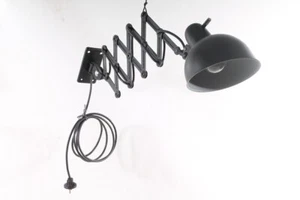 Scherenlampe Werkstattlampe Art Deco Bauhaus Schreibtisch Leuchte Drehschalter - Picture 1 of 16