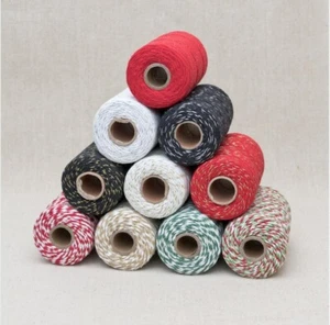 Bakers Twine Cotton String/Cord 2mm Width various colours - Picture 1 of 15
