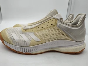 ADIDAS-CRAZYFLIGHT X-BOOST VOLLEYBALL SHOES-D97831-WHITE WOMENS SIZE 11-NEW-READ - Picture 1 of 13