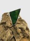 Green Corundum Ring 925 Sterling Silver Jewelry Engagement Ring Size Us 9 Sr5399