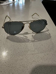 Ray-Ban 58mm Aviator Classic Gold Framed Sunglasses - Green - Picture 1 of 1