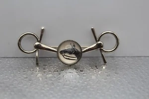 Vintage Equestrian Horse Lapel Pin Silver Tone Bin 9c - Picture 1 of 4