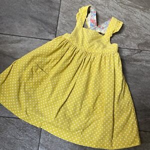 Baby Boden yellow cord dress 18-24 months