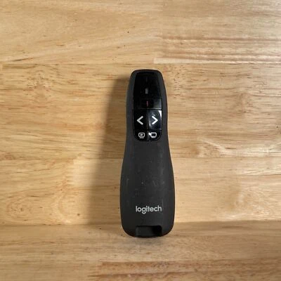 Logitech R400 Black Handheld Wireless Laser Presentation Remote Control - Image 1 of 3