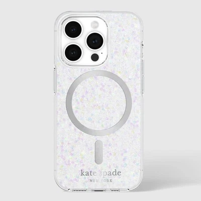 Funda rígida protectora Kate Spade MagSafe Apple iPhone 15 Pro gruesa brillante Foto 1 de 4