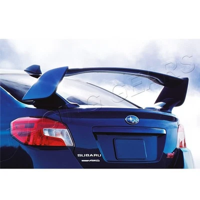 ALERÓN MALETERO TRASERO ABS PINTADO AZUL ESTILO OE 4 PUERTAS SUBARU WRX STI 2015-2021 Foto 1 de 3