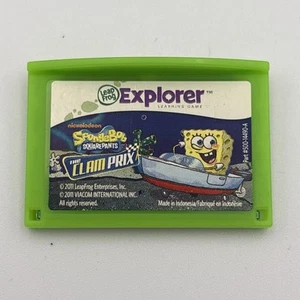 LeapFrog Leapster Explorer Spongebob Squarepants The Clam Prix Game Cartridge - Picture 1 of 2