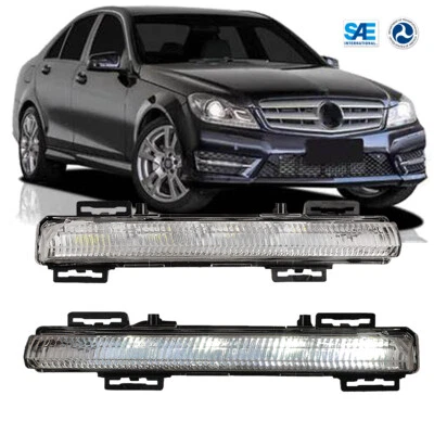 Fog Light For Mercedes Benz W204 W212 C200/C300/E63 AMG C250/C350 SET US - Image 1 of 4