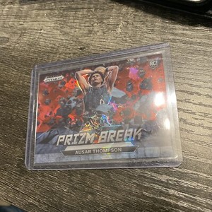 2023 Panini Prizm Draft Picks Ausar Thompson Red Ice Prizm Prizm Break