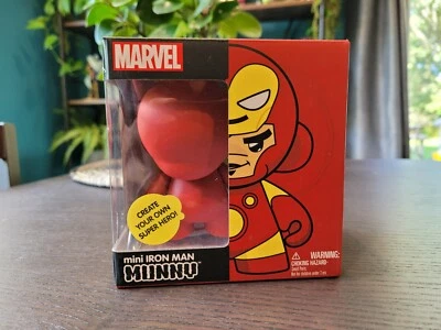Kidrobot UNOPENED Marvel 4" Mini Munny IRON MAN/WOLVERINE DIY VINYL FIGURE - Image 1 of 4