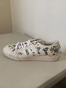 Adidas Nizza X Disney Sport Goofy Playing Sports White Men's Size 9 - Picture 1 of 11