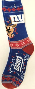 Calcetines de suéter feos de los New York Giants de la NFL, nuevos (RENOS) - Imagen 1 de 1