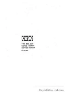 Case 730-931 Service Manual - Picture 1 of 1