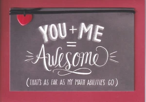 PAPYRUS VALENTINES CARD NIP MSRP $7.95 YOU & ME CARD (N24) - Foto 1 di 3