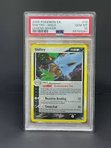 Pokemon Ex Legend Maker Shiftry Holo PSA 10 GEM MT #12 - Graded Card - Picture 1 of 2