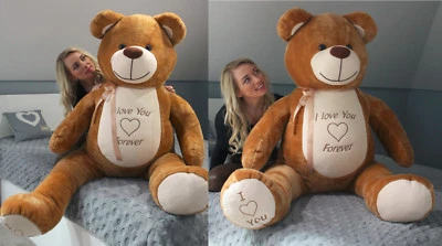 HERMAN 170 cm XXL Teddybär Teddy Riesen Stofftier Plüschtier BIG Groß braun - Bild 1 von 4