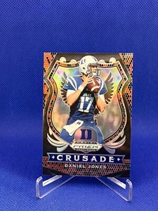 2020 Panini Prizm Draft - Daniel Jones Crusade Red and Black Snake Skin Parallel