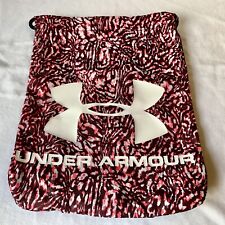 Under Armour Bag Ozsee Sackpack Black/Red/Hot Pink SOLD OUT Unisex Gym Bag