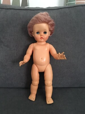 Ancienne Poupée Cheveux Roses Sans Marque ( Bella Gégé Famosa Clodrey Corolle ) - Photo 1/4