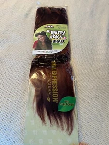 XXX Triple Hair 48 inch Remy Yaky Braid Afrelle Ombre Color - Bild 1 von 5