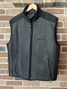 American Eagle Performance Fleece Vest [Men's Large] Gray Full Zip - Picture 1 of 9