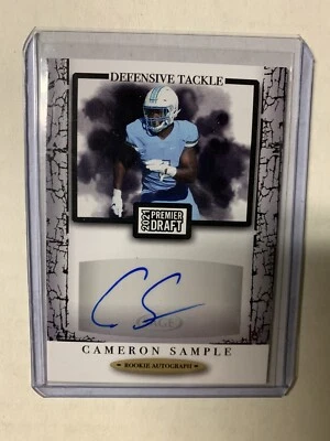 Cameron Sample RC 2021 SAGE HIT Autographs BLACK #A134 - Image 1 of 2