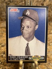 Darryl Strawberry 864 The Franchise Score 1991 MLB Baseball Trading Card