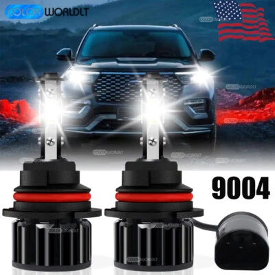 9004 4-Sides LED Headlight for Dodge RAM 1500 2500 3500 1994-2001 High Low Beam - Image 1 of 4