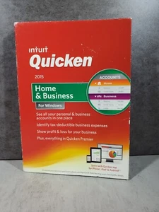 Intuit Quicken Home & Business 2015 for Windows Vista SP1 & Win 7/8/8.1 Sealed - Picture 1 of 8