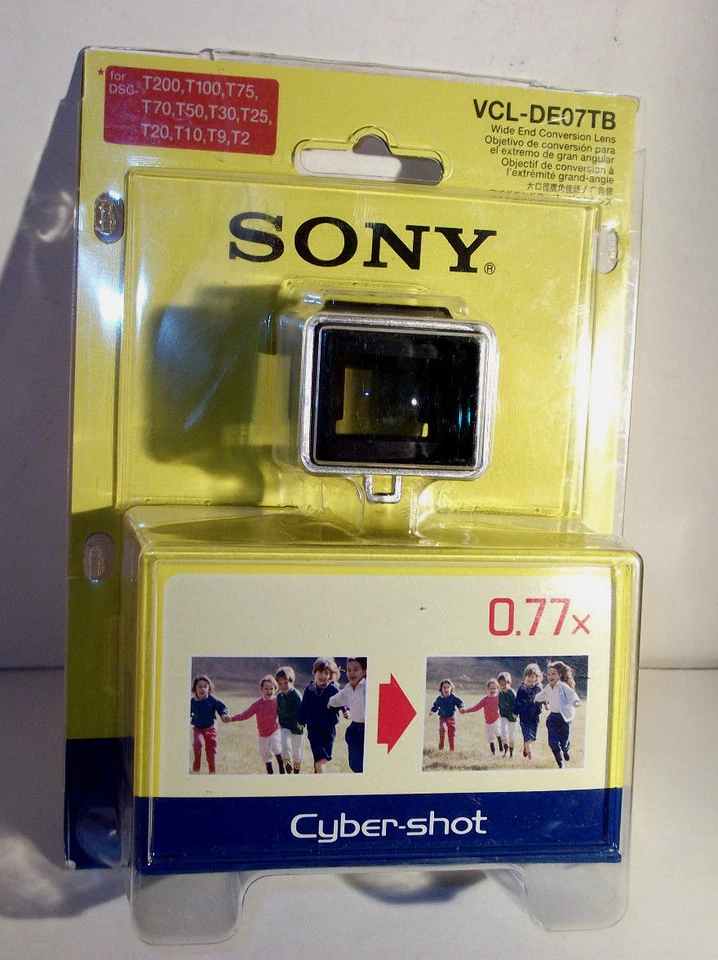 Sony VCL-DE07TB Wide End Conversion Lens Cybershot T-Series VCLDE07TB
