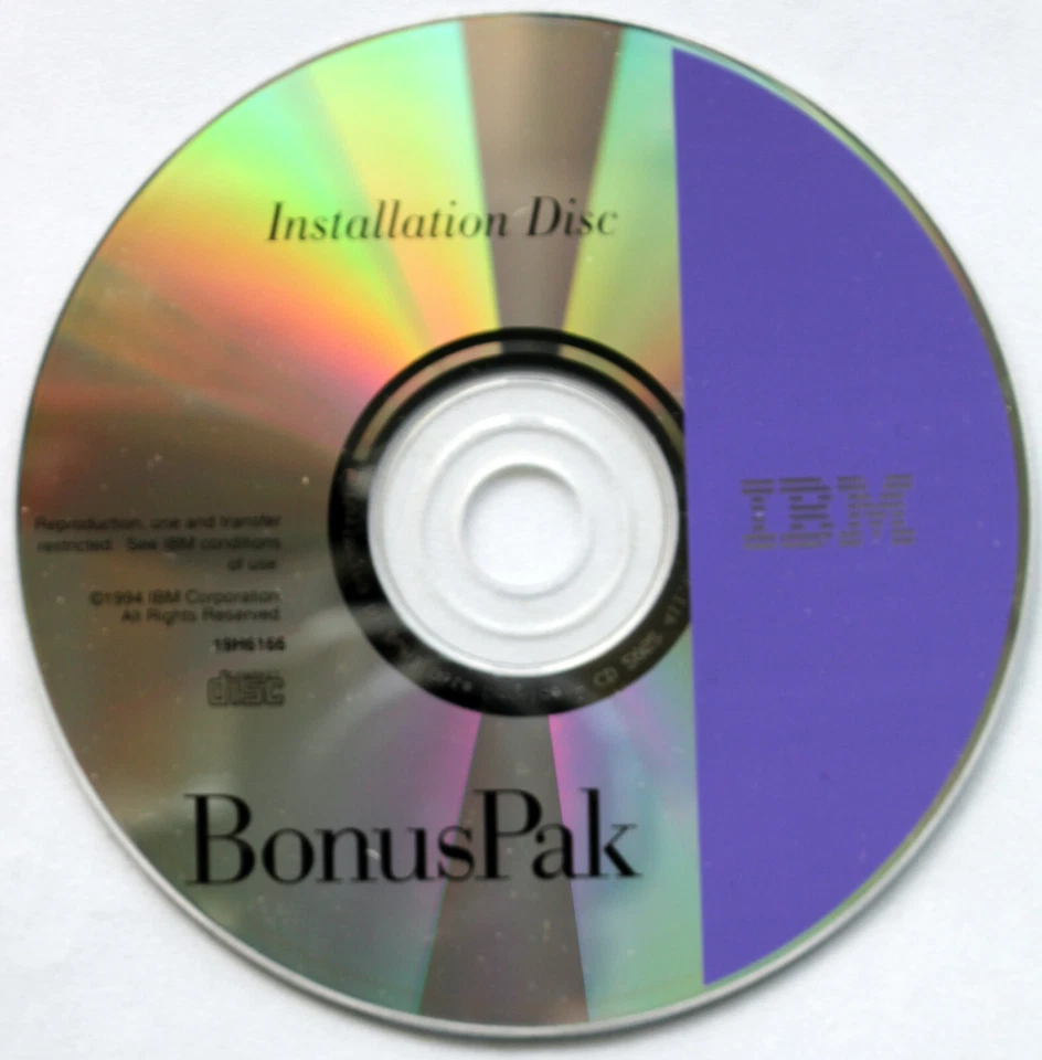 Retro-PC: IBM Installation Disc BonusPak von 1994 - Bild 1 von 1