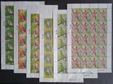Sri Lanka Stamps Endemic Birds 2021 Full Sheet set (06 Sheets / 120 Stamps)
