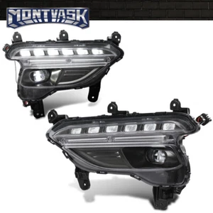 Fit For 2017 2018 Hyundai Santa Fe Sport LED Fog Lights Lamps Left+Right Side - Picture 1 of 12