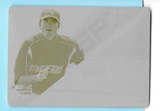 2006 SPX #111 Yellow Printing Plate 1/1 Josh Wilson Rockies