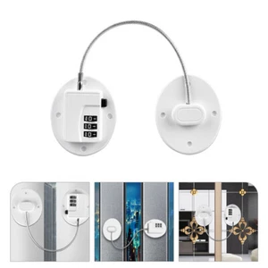 Kombinationskühlschrank Lock Baby Proofing Schloss für Kühlschrankfenster - Bild 1 von 10