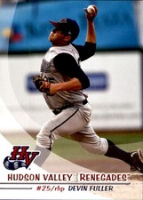 2010 Hudson Valley Renegades Grandstand #8 Devin Fuller Gilbert Arizona AZ Card