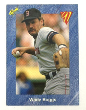 1991 Classic I Blue Wade Boggs Boston Red Sox #T19 MLB