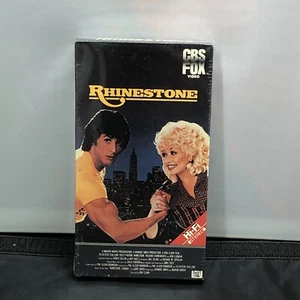 Rhinestone (VHS, 1985) Original CBS FOX Sylvester Stallone Dolly Parton Comedy - Picture 1 of 9